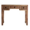 27032 Escritorio diseño oriental colonial ORTISEI 102 madera acabado natural - Imagen 5