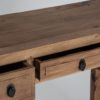 27032 Escritorio diseño oriental colonial ORTISEI 102 madera acabado natural - Imagen 3