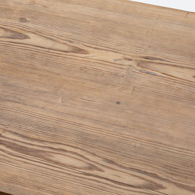 NT340 Mueble de televisión de diseño oriental industrial 180 madera acabado natural - Imagen 4