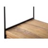 Aparador estantería de diseño industrial madera de pino negro y natural 4