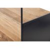 Aparador estantería de diseño industrial madera de pino negro y natural 5