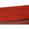 JM249 Aparador de diseño oriental 257 madera antigua rojo con desgastes - Imagen 3