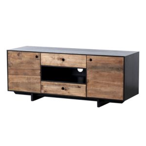 MUEBLE TV RIO ROBLE TENIDO NEGRO REF. 34H2314N