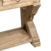 719600 Consola de diseño rústico 140 madera de teca natural