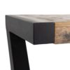 152688 Escritorio de diseño industrial 100 madera de mango y hierro color negro - Imagen 7