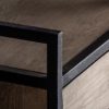 28953 Cómoda de diseño industrial STEKI 100 madera acabado natural y hierro negro - Imagen 3