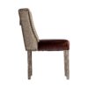 28108 Silla de diseño clásico TUNJA tapizado capitoné con anilla en respaldo - Imagen 3