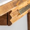 29012 Escritorio de diseño contemporáneo PLISSÉ 135 madera de mango natural y mármol - Imagen 4