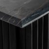 28601 Mueble de televisión de diseño contemporáneo PLISSÉ 175 madera de mango negro y mármol - Imagen 4