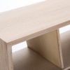 76444/07 Estantería de diseño moderno 79 madera acabado natural - Imagen 3