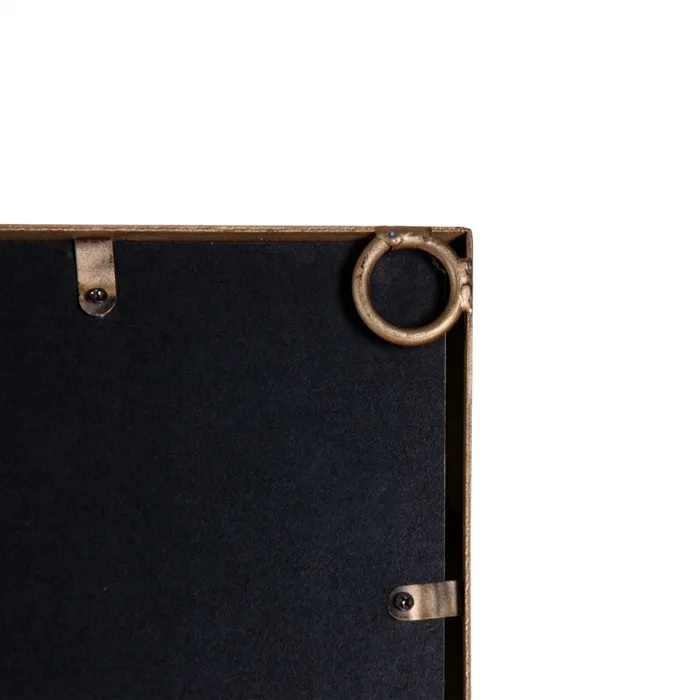 600433 Espejo rectangular tipo ventana 180 hierro color oro - Imagen 5