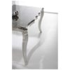 Mesa de comedor TITANIC de diseño moderno 150 piedra y acero - Imagen 3