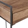 603551 Escritorio de diseño industrial 120 madera de mango con patas hierro negro - Imagen 3