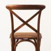 950525 SILLA Cruz madera color nogal y rattán - Imagen 4