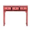A344 Consola diseño oriental 100 madera rosa con desgastes - Imagen 2