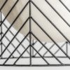 31325 Lámpara de techo de diseño contemporáneo PLISSÉ 40 cemento y hierro color negro - Imagen 3