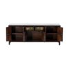 A341 Mueble de televisión diseño oriental 150 madera antigua con flores - Imagen 2
