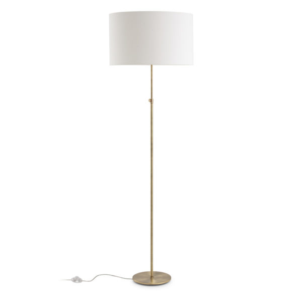 65871/00 Lámpara de pie regulable diseño moderno 120/142 metal dorado