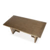 16076/00 Mesa de comedor rectangular de diseño moderno 180 madera acabado natural - Imagen 3