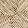 706051 Sillón inspiración Whisbone NIMES madera acabado verde decapado y ratán - Imagen 4