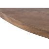 Mesa de comedor ovalada diseño moderno estilo rústico madera de mango y acacia color marrón5