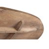 Mesa de comedor ovalada diseño moderno estilo rústico madera de mango y acacia color marrón6