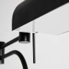 Lámpara de pie de diseño contemporáneo hierro color negro3