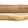 Mesa de centro irregular diseño rústico hecho a mano madera de suar4