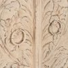 607476 Armario diseño oriental 90 madera beige con tallas