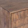 Aparador diseño rústico vintage madera reciclada y patas hierro dorado (2)