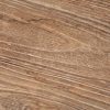Cómoda 5 cajones diseño rústico oriental madera de pino acabado natural (3)