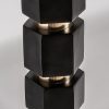 Lámpara de pie de diseño art decó latón dorado y negro2