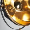 Lámpara de pie elevable de diseño art decó hierro color oro y negro3