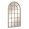 Espejo decorativo diseño vintage ventana hierro color dorado2