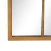 Espejo decorativo diseño vintage ventana hierro color dorado4