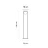 Lampara de pie de diseño alabastro regulable LED (2)