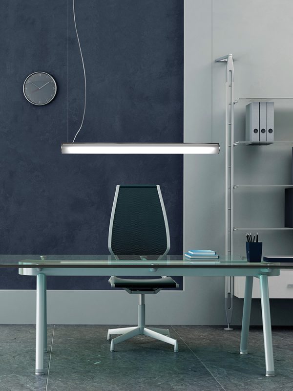 Lampara de techo diseño moderno tubular LED (3)