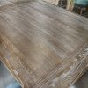 Mesa de comedor gran tamaño diseño rústico AITANA 240 madera roble natural