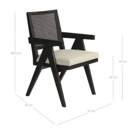 Sillon-con-reposabrazos-de-diseno-moderno-vintage-ANTONELLA-roble-natural-o-negro-y-tapizado-beige