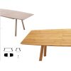 Mesa comedor diseño nórdico rectangular extensible madera varios acabados y tamaños