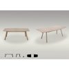 Mesa comedor diseño nórdico rectangular extensible madera varios acabados y tamaños