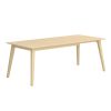 Mesa comedor extensible diseño nórdico madera varios acabados y medidas