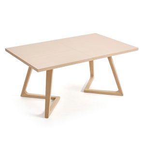 Mesa comedor rectangular extensible diseño moderno madera varias medidas y acabados