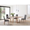 Mesa comedor rectangular extensible diseño moderno madera varias medidas y acabados