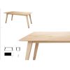 Mesa comedor rectangular extensible madera varias medidas y acabados