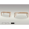 Mesa de comedor rectangular extensible diseño nórdico madera varias medidas y acabados