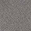 Puff redondo de diseño moderno tapizado color gris y patas hierro color negro 3