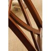Silla diseño clásico madera de haya resplado listones cruzados asiento tapizado a elegir tela