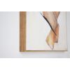 Lienzo abstracto MOVIMIENTO N2 100x150 pintado a mano sobre lienzo con marco color madera 4
