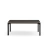 Mesa de comedor de diseño moderno nórdico NICOLA 180 haya color negro